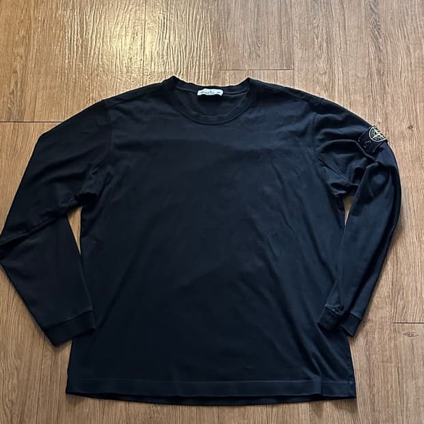 스톤아일랜드 롱슬리브 블랙 XL