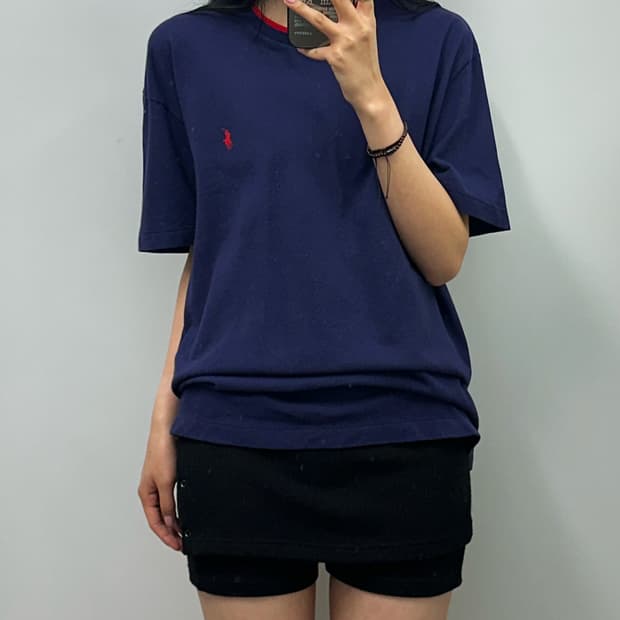 폴로 랄프로렌 퍼플 반팔 티셔츠
