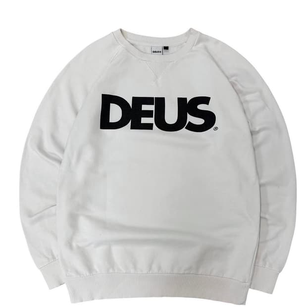 데우스 맨투맨 스웻셔츠 화이트 (L)