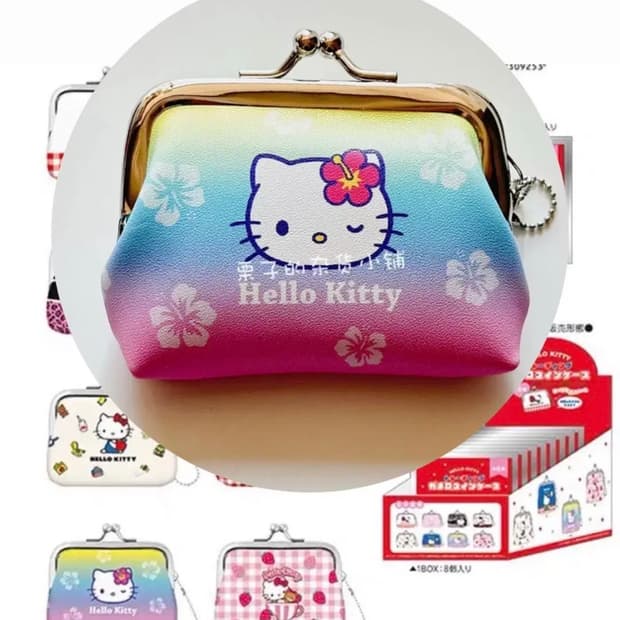 CRUX 콜라보 하와이 헬로키티 동전지갑