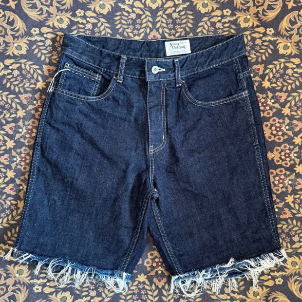 초기 네이머 클로딩 패치워크 데님 쇼츠
