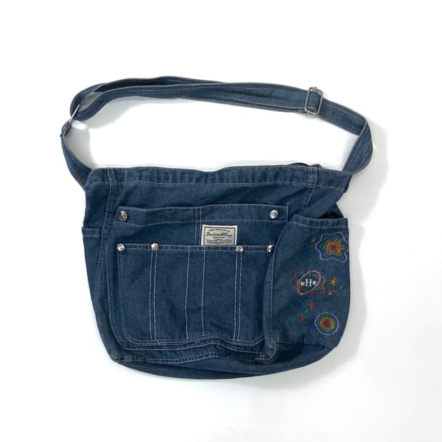 Vintage denim bag