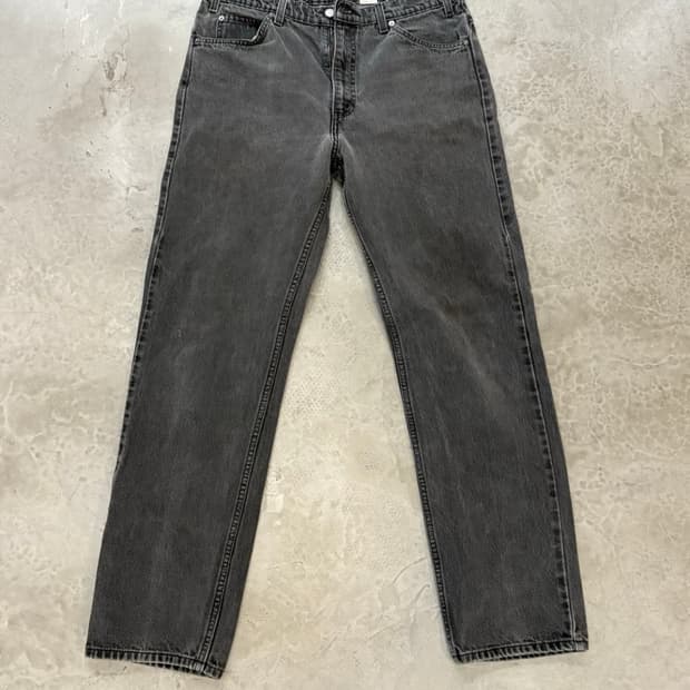 34 리바이스 505 오렌지탭 블랙 흑청