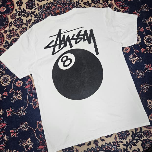 스투시(Stussy) 8볼 반팔 티셔츠 L size