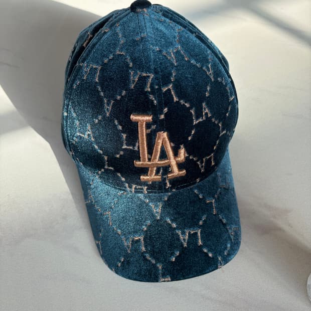 Mlb 다이아 모노그램 벨벳 볼캡