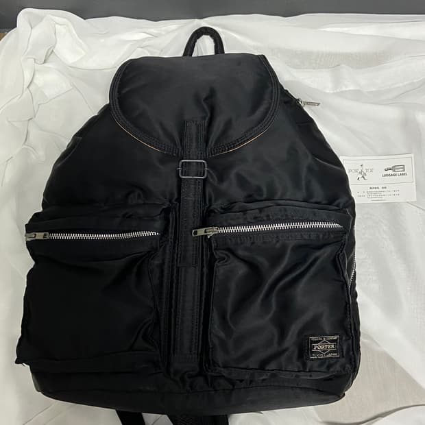 PORTER 포터 탱커 백팩 럭색 지퍼형