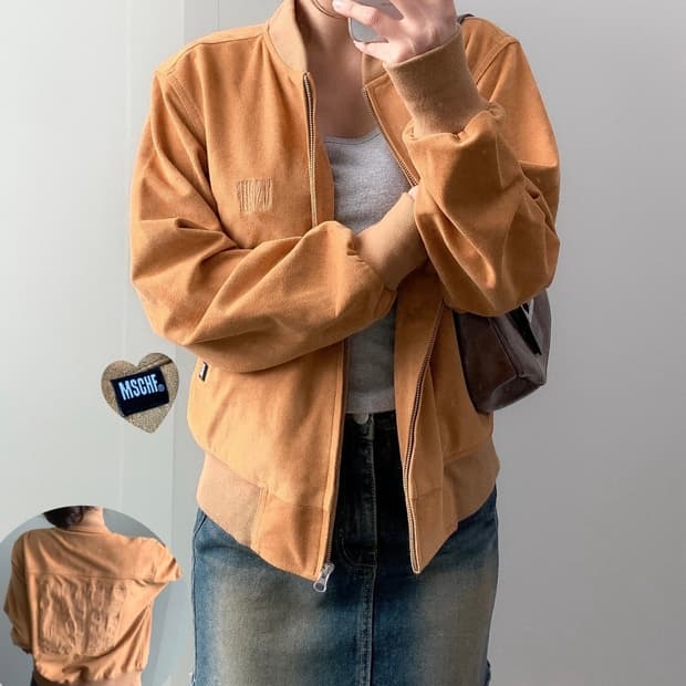 미스치프 스웨이드 자켓