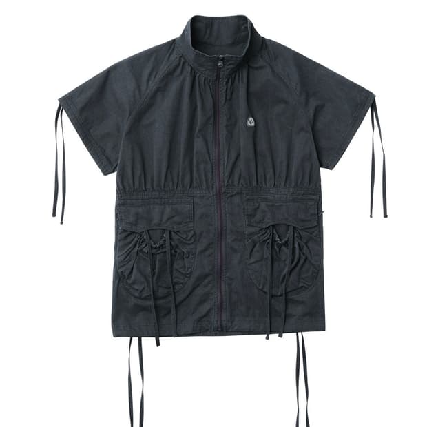 Coyseio  shirring pocket jaket charcoal