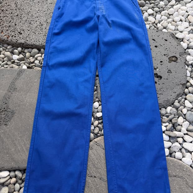 1990s CEPOVETT BUGATTI BLUE 프렌치워크팬츠