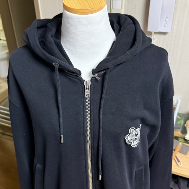 겐조 블랙 후드집업