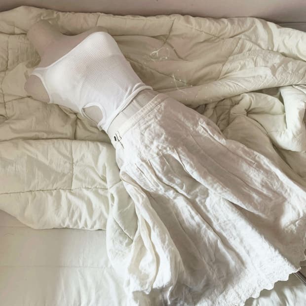 일본빈티지 빈티지 나시 모리 세트 빈티지 스커트 모리 스커트 페어리 세트