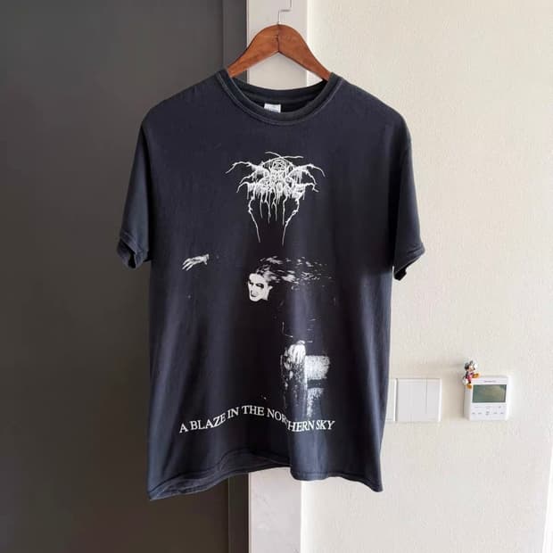 빈티지 00s Darkthrone 티셔츠