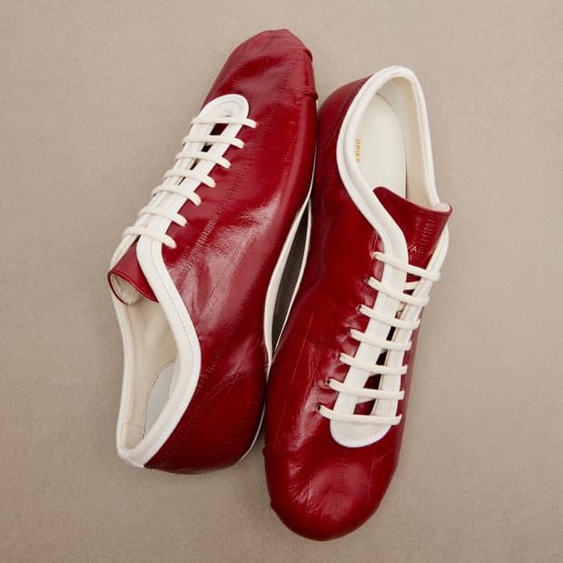 [36,37,38,39]드리스반노튼 26ss 발레리나 레더 스니커즈/레드