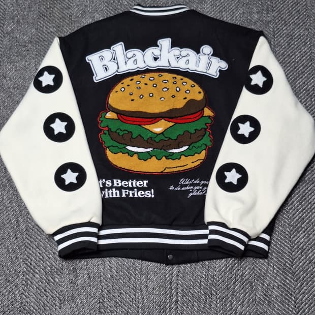 아메리칸 빈티지 자수 버거 자켓