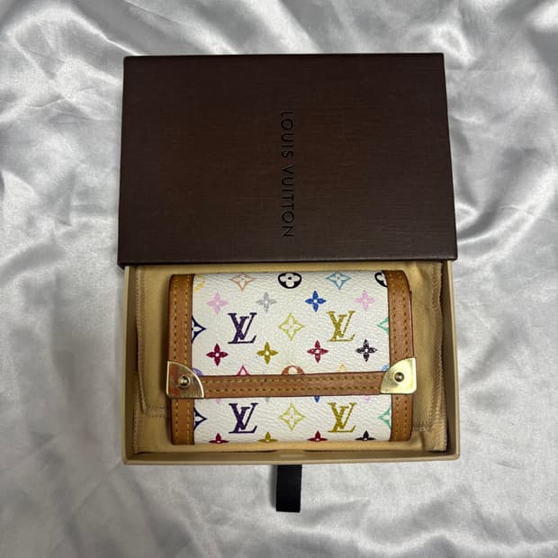 루이비통 무라카미 멀티컬러 지갑