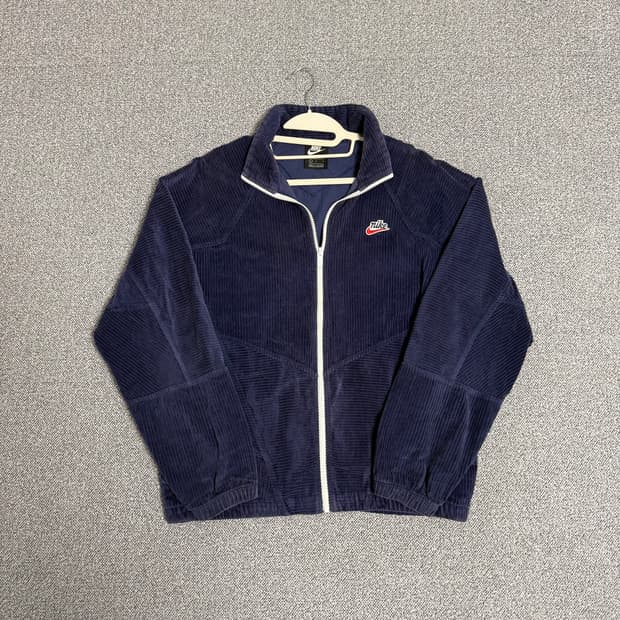 나이키 헤리티지 코듀로이 져지 네이비 L