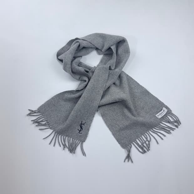 90s ysl 이브생로랑 울 머플러