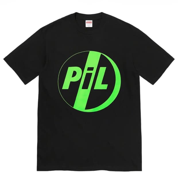 [XL] supreme 슈프림 PIL 필 반팔 티셔츠 블랙