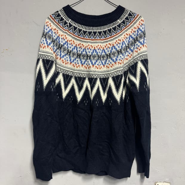 Global work 글로벌 워크 노르딕 니트 L