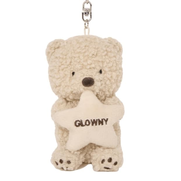 HUG ME TEDDY KEYRING (BEIGE)