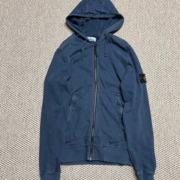 [M] 스톤 아일랜드 후드집업 네이비