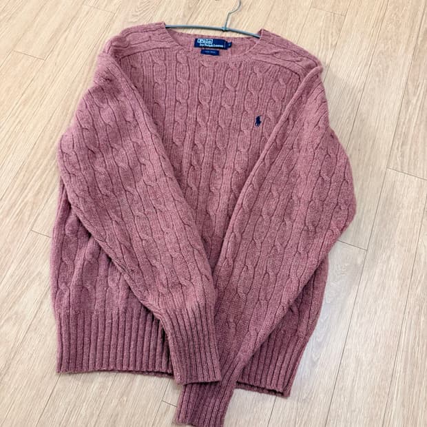 폴로 울100 니트 