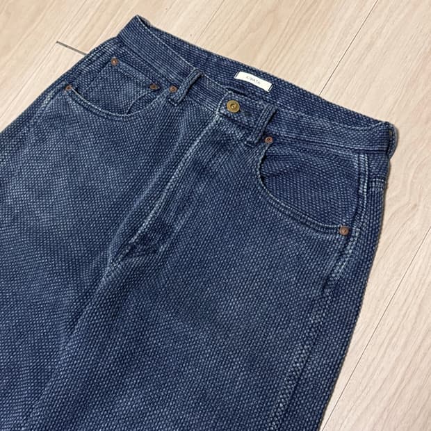 Kibata SASHIKO PANTS - Old Blue 3사이즈