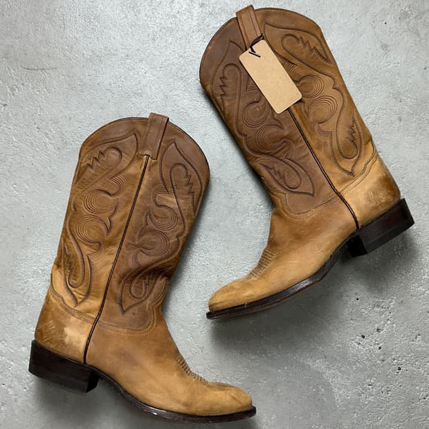 00's OG 토니라마 누벅 웨스턴 부츠 카우보이 부츠
