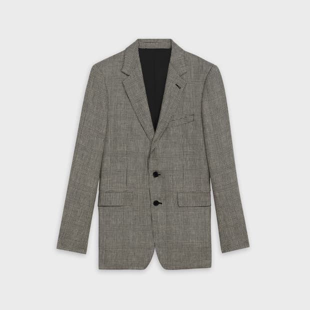 [BTS 뷔님 착용] 셀린느 프린스오브웨일즈 렉탱글 자켓