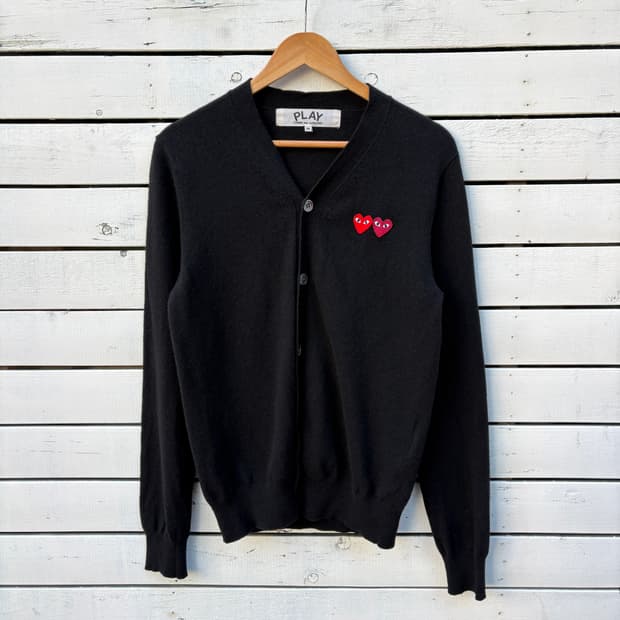 Comme des Garcons 꼼데가르송 울 니트 가디건