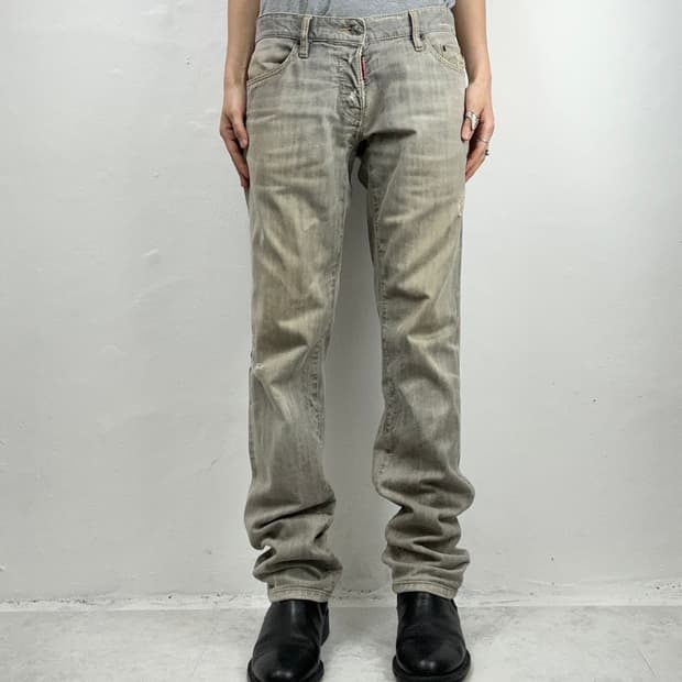 Dsquared2 2012SS Distressed Ash Grey Was