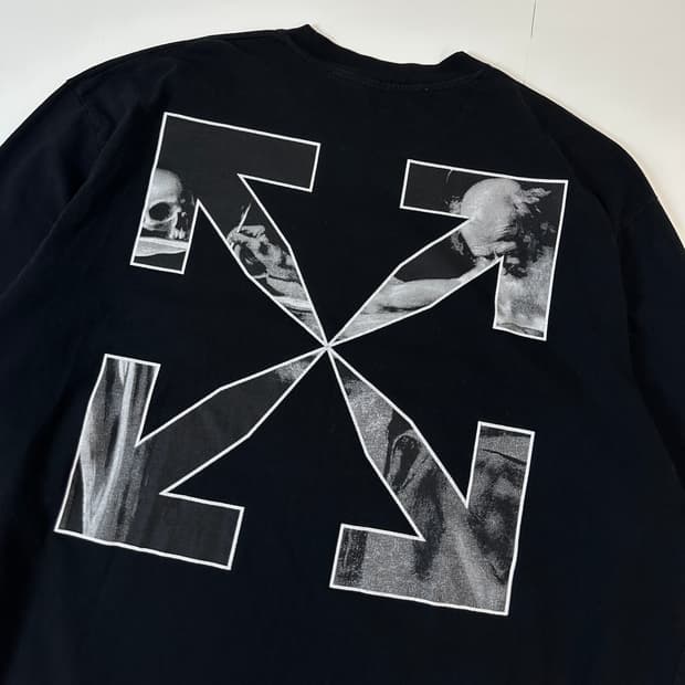 오프화이트 카라바지오 애로우 스케이트 롱슬리브