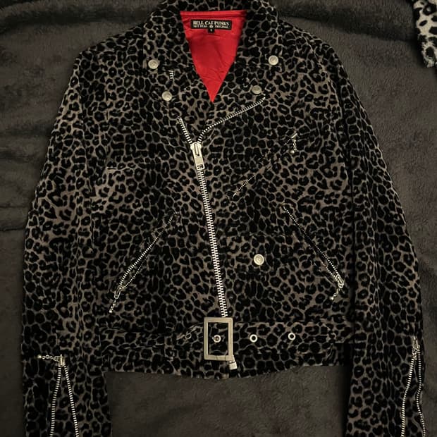 HELLCATPUNKS leopard jacket
