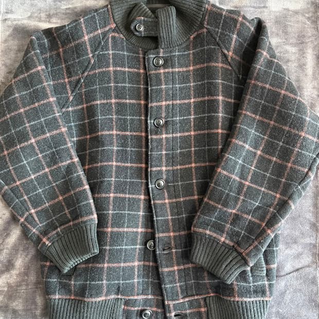 울리치 체크 코트