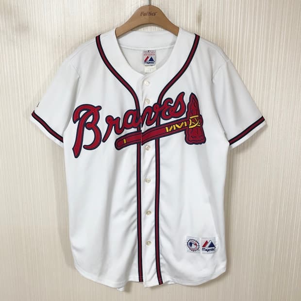 MLB 마제스틱 애틀랜타 브래이브스 홈유니폼/져지 M