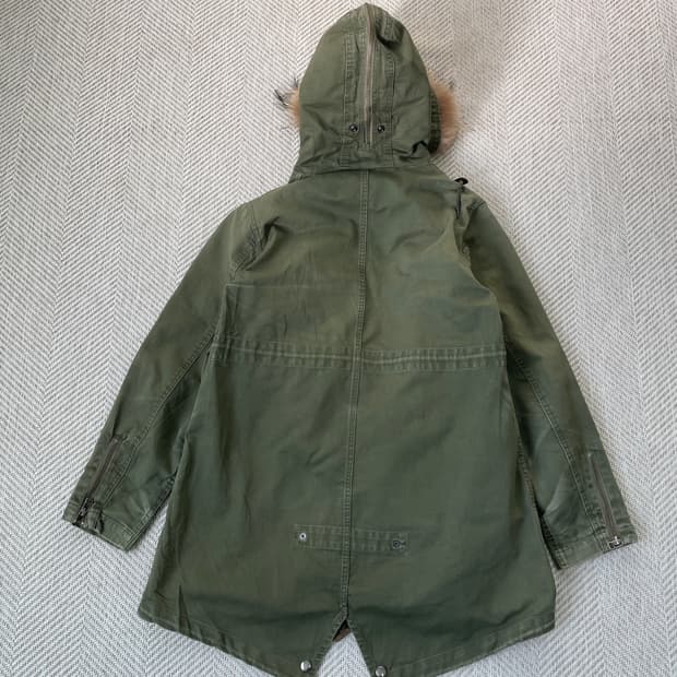빈티지 M-51 퍼 트리밍 피쉬테일 밀리터리 파카 J03545