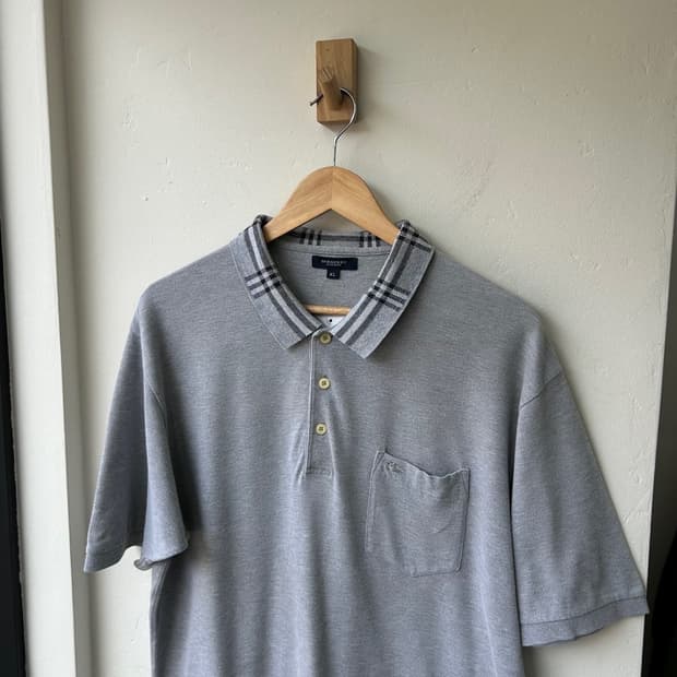 16820 - 버버리 그레이 반팔 카라티