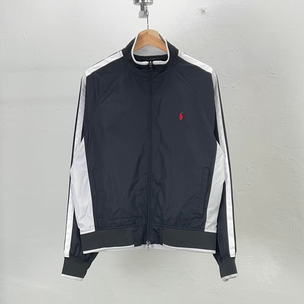 폴로 랄프로렌 사이드 라인 투웨이 레드 포니 풀집업 트랙탑