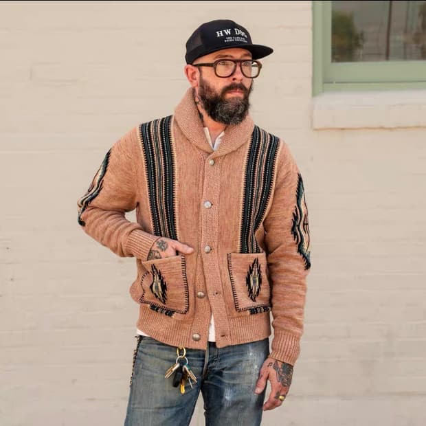 rrl 로드러너 가디건 L