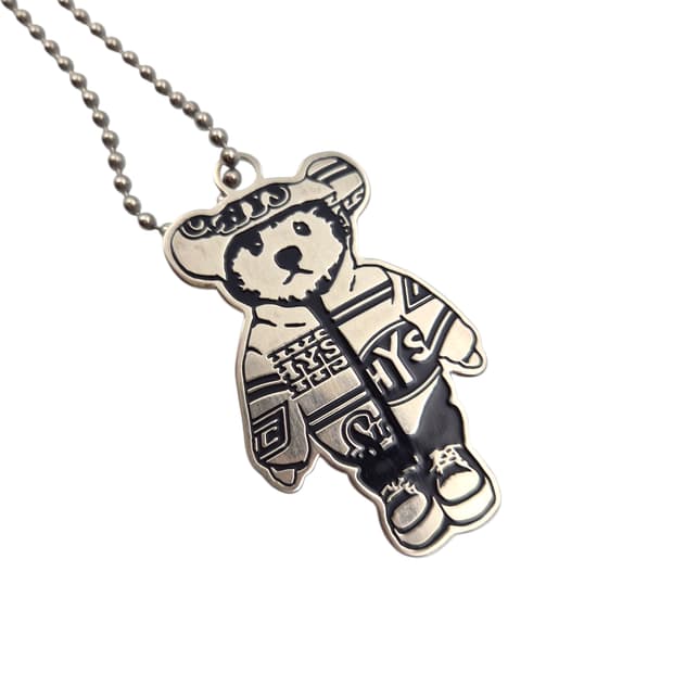 00s 히스테릭글래머 테디베어 볼 체인 목걸이
