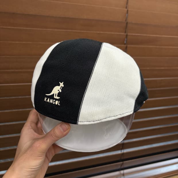 캉골 체커보드 헌팅캡