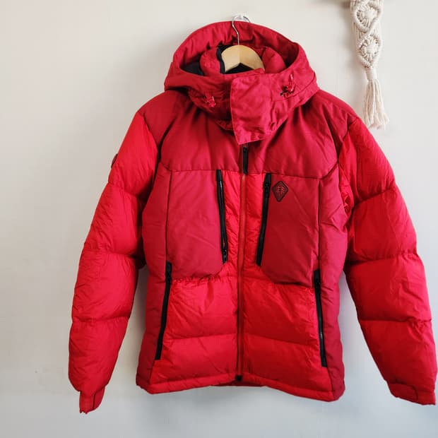 코오롱 구스다운 패딩 100 고프코어