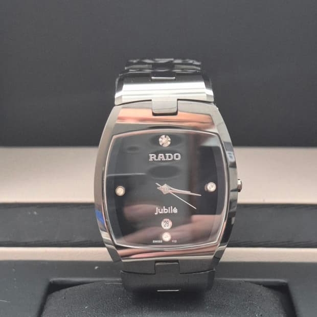 RADO Jubile 세라믹 블랙시계 (남녀공용)