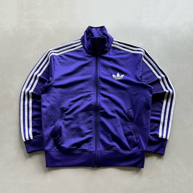 [XL]아디다스 구형 파이어버드 퍼플 트랙탑 져지