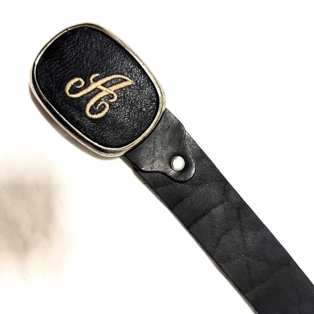 이태리 A 레더 버클 벨트