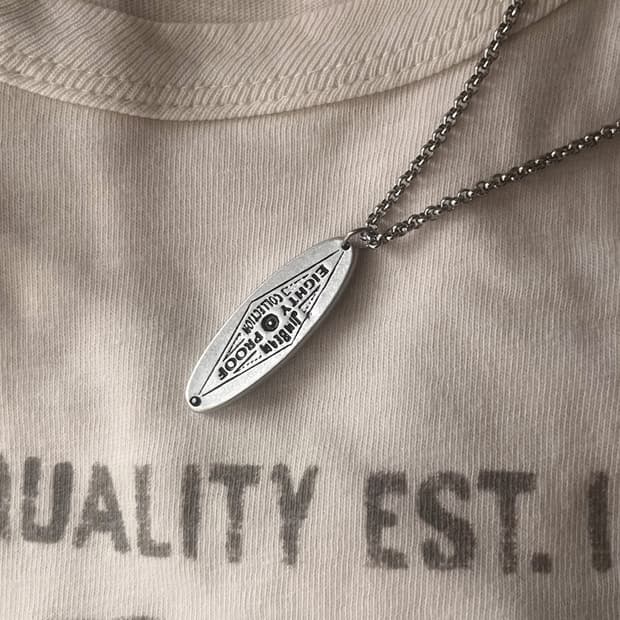 Surfboard Pendant Necklace