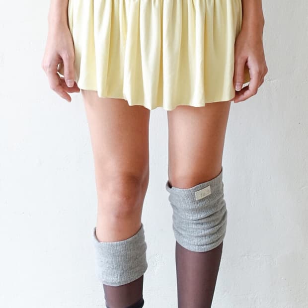 샵페어리 yuzu skirt lemon