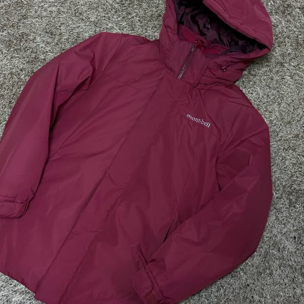 몽벨 클라우드 마운틴 패딩 95 미디움 버건디