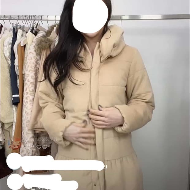 라떼갸루 원피스 패딩