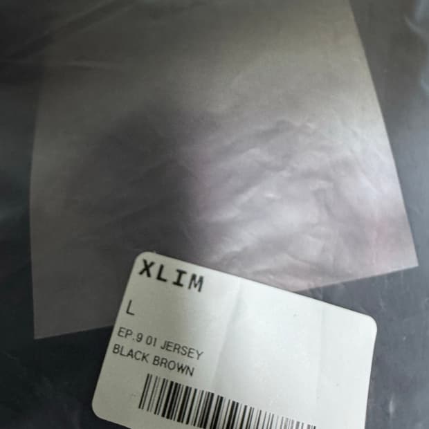 L) 엑슬림 xlim ep9 01 jersey 져지 저지 블랙 브라운